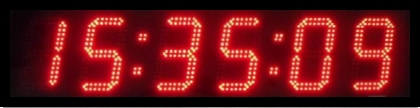 CL606 6 digit LED clock