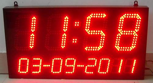 COSY LED clock with date display
