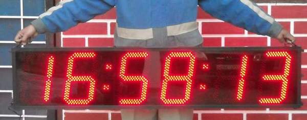 COSY 6 digit LED stopwatch count up